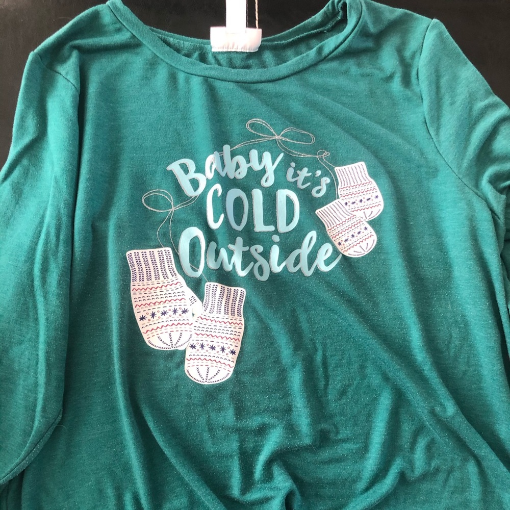 Long sleeve maternity sweater 2X